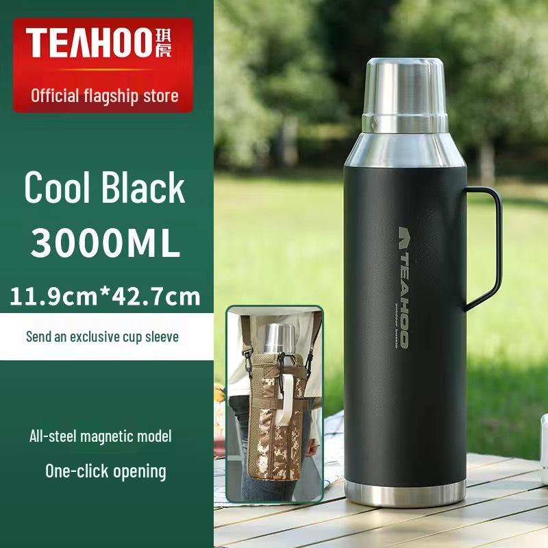 Qi Hu 316 Stainless Steel Insulated Water Bottle, Large Capacity for Home, Outdoor, or Dorm Use.