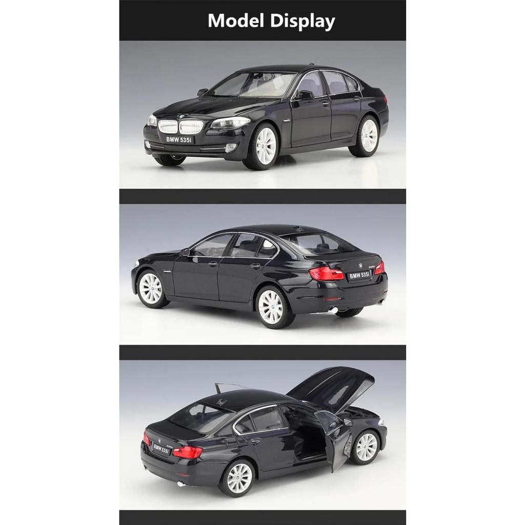 Welly 1/24 BMW 5 серии 535i Литой Модель Автомобиля Металлическая Литая Игрушечные Транспортные Средства Модель Автомобиля Высокая Симуляция Коллекция Детская Игрушка Подарки