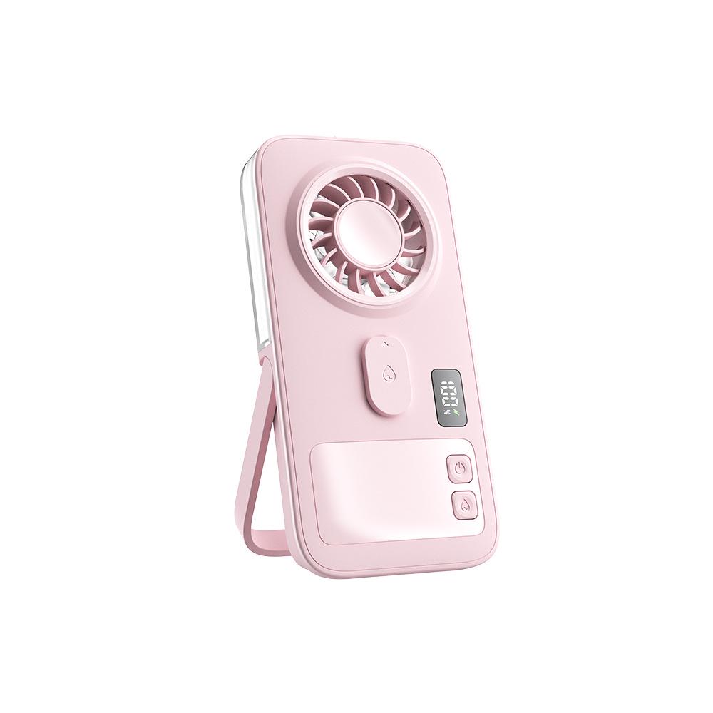 2026 Portable USB Handheld Refrigerating Spray Fan - Multifunctional Desktop Mini Fan for Outdoors