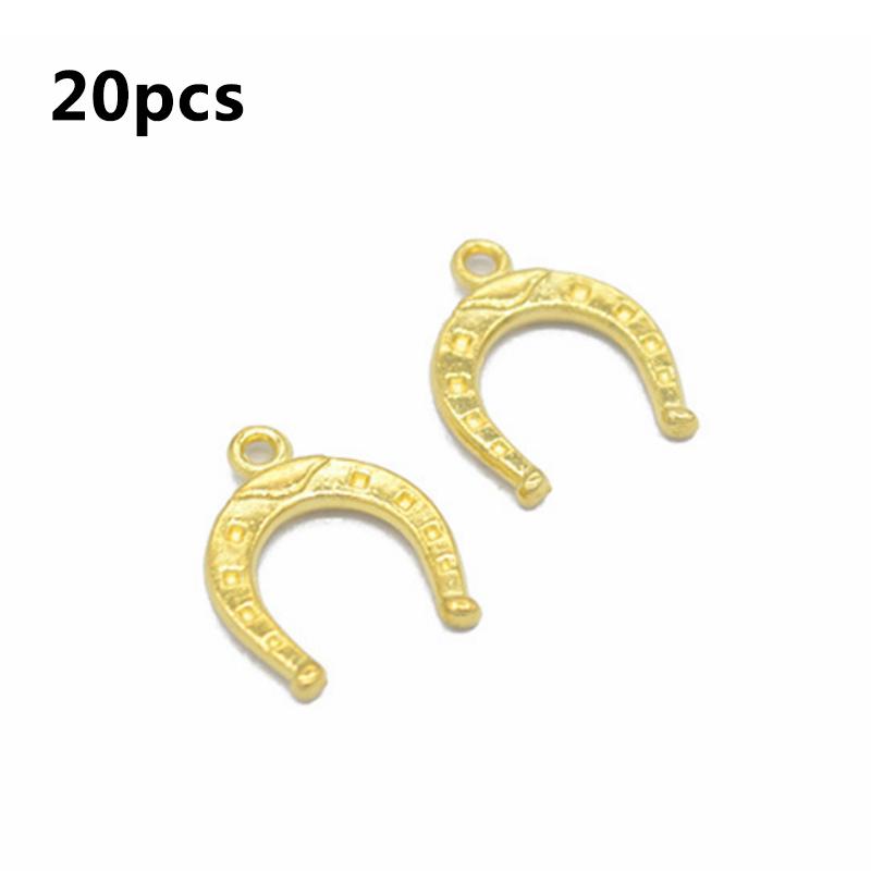 Мода 20 шт./лот ожерелье браслет новый DIY ретро ювелирные изделия аксессуары кулон сплав подкова для ювелирных изделий маркировка