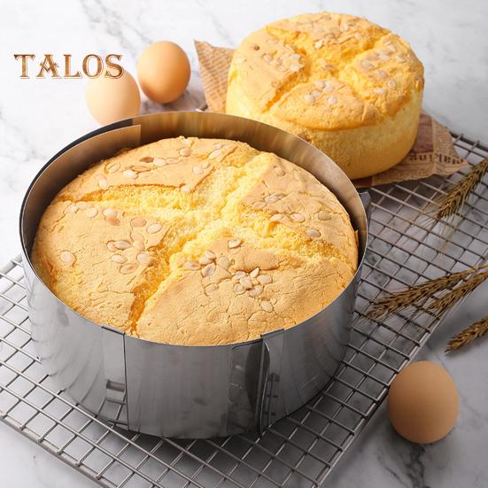 6-12 дюймов Регулируемое кольцо для торта из нержавеющей стали, кольцо для выпечки, форма для торта, многоразовая пищевая форма для выпечки, инструмент для выпечки