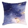 New Dreamy Gold, Pink, Blue and Purple Gradient Color Pillow Back Home Bedroom Bedside Sofa Cushion
