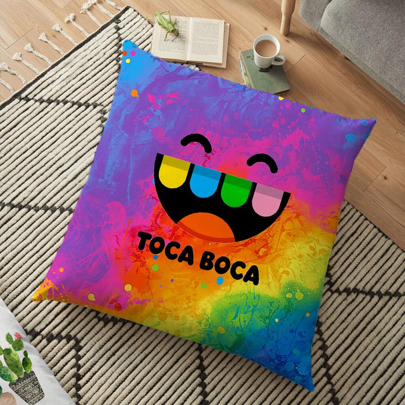 Чехол для подушки Toca Life World, наволочка Toca Boca для домашнего стула, детская комната, мягкая декоративная наволочка 45*45 см
