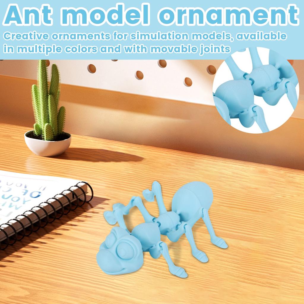 3D-печать муравей подвижный сустав модель животного игрушка ручной работы украшения креативные декоративные поделки