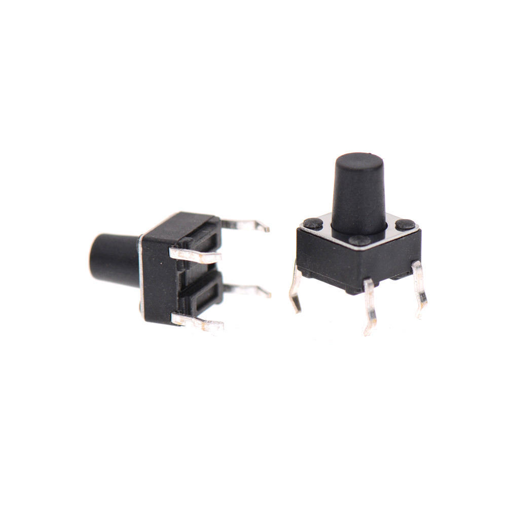 50Pcs 6*6*8Mm Tactile Push Button Switch Tact Switch Micro Switch 4-Pin