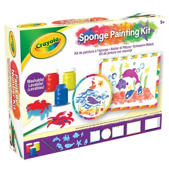 Kit De Peinture À L'éponge - CRAYOLA - Dès 5 Ans