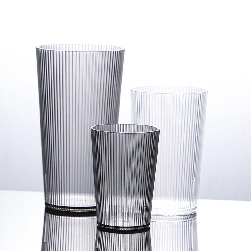 Chaxun Striped Acrylic Plastic Cup