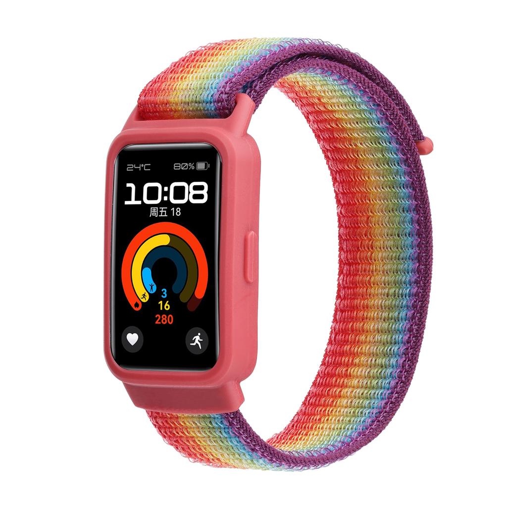 Нейлоновый ремешок-петля для Huawei Band 9 8 7 6 Смарт-часы Запасной ремень correa Дышащий Спортивный браслет для huawei band9 band8 7 6