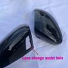 For VW Golf  8 MK8 2020 2025 2025 Mirror Covers Caps RearView Mirror Case Cover Carbon Look Bright Black  Covers
