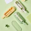 Silicone Ice Cream Mold with Lid Non-Stick Popsicle Mold for DIY Ice Pops BPA-Free Ice Lolly Mold Family Kitchen Tools