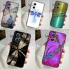Dragonfly Case For OPPO Reno 8T 4Z 5Z 8 10 11 Pro 4 5 6 7 Lite OPPO Find X6 Pro X3 X2 X5 Lite Cover