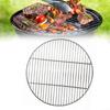 Круглая решетка для гриля из нержавеющей стали, очень толстая, запасная кулинарная решетка для угольного гриля, костра, уличный аксессуар для гриля