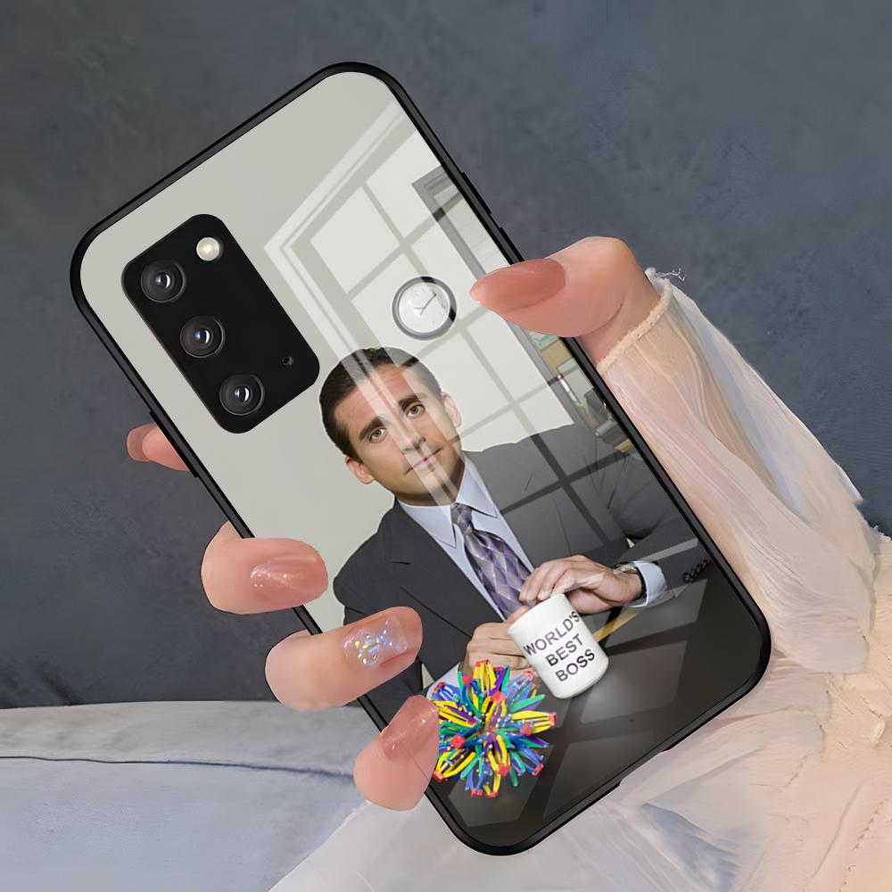 Чехол для телефона The Offices TV для Samsung S26 S25 Plus S20 S20 Plus S22 Ultra S23 FE S21 Plus S21 Ultra Стеклянная крышка