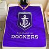 Фланелевое одеяло с принтом Fremantle Dockers, Высококачественное, Удобное для всех сезонов, Декор для дома, Тепло и уют