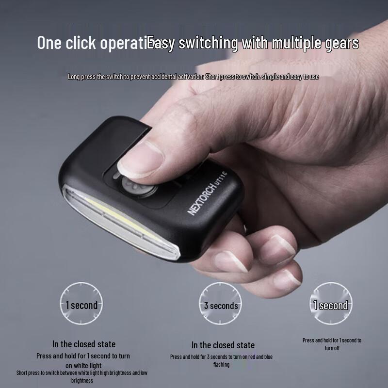 Nextorch UT11C Многофункциональный перезаряжаемый световой зажим-предупреждение