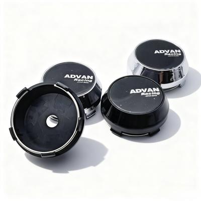4 шт. JDM Advan Racing Логотип Эмблема Центральные Колпачки Дисков Автомобиля Высокий Колпачок 60 мм Зажимы 56 мм Диски Ступица Обод Колпаки Ступицы Крышка Аксессуары для Автомобиля