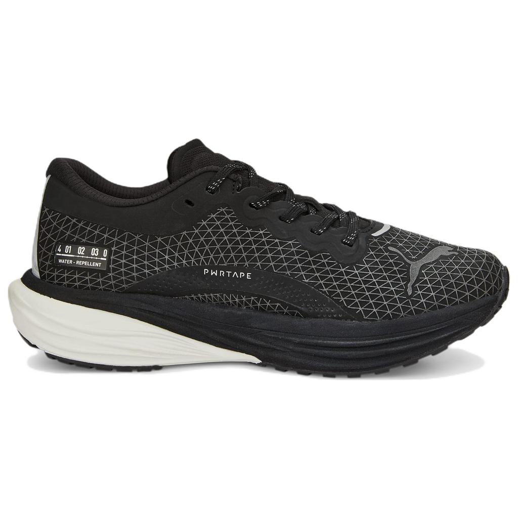 New PUMA Deviate Nitro 2 Wtr 'Black Metallic Silver' Women's 376857-01