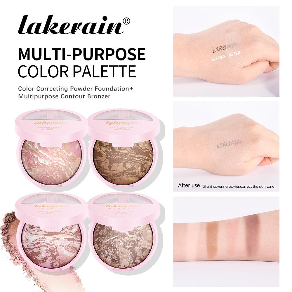 Матовая основа для лица, бронзатор, компактная пудра, стойкая, контролирующая жирность, прозрачная, рассыпчатая, фиксирующая пудра для макияжа лица