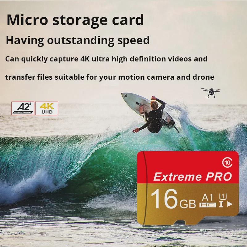 Карта памяти Micro SD Gold, класс 10, 16/32/64 ГБ TF для мобильного телефона