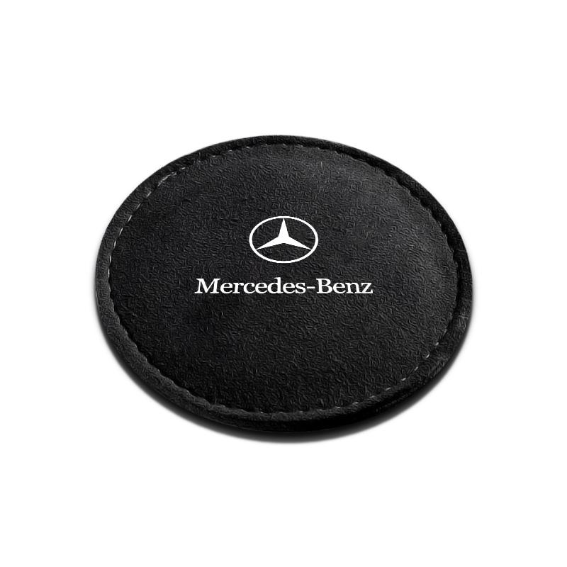 Накладка на подстаканник из ПУ кожи, нескользящий коврик-подставка для Mercedes Benz AMG W212 W204 W211W168 W213 W205 W210 W108 W124