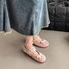 Inner Height Increase French Flat-bottomed Lace Bow Mary Jane Shoes Spring and Summer New Skirt Women's Casual Shoes