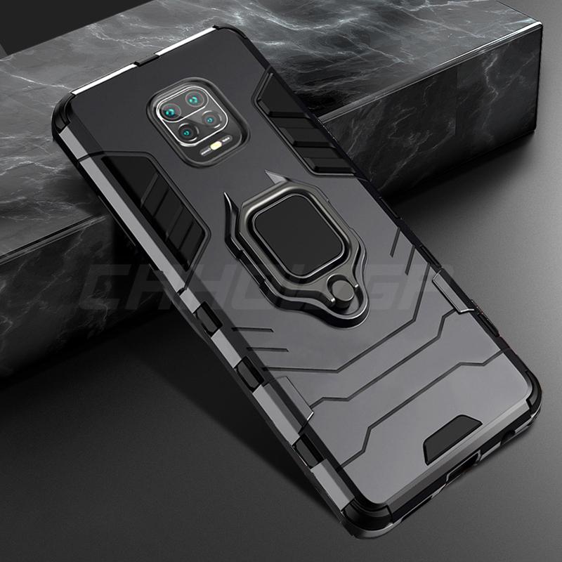 Чехол для Xiaomi Redmi 9, противоударный защитный чехол с магнитным кольцом на палец, чехол для телефона Redmi 9A 9C Note 9S 9 Pro Max, автомобильный держатель-подставка, чехол, чехол, чехол в виде ракушки