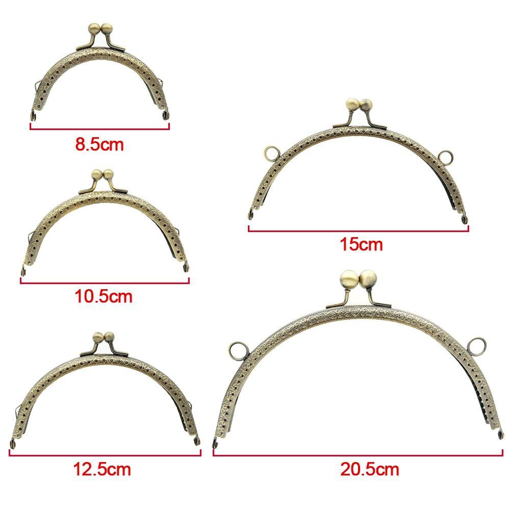Винтажная застежка для кошелька, рамка для сумки, фурнитура для кошелька, мини-сумка, застежка-поцелуй, замок, сделай сам, ремесло