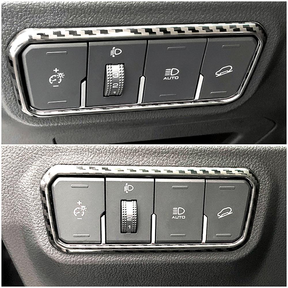 Для Haval F7 F7X 2018-фары, кнопка включения лампы, декоративная крышка, накладка, рамка фары из нержавеющей стали