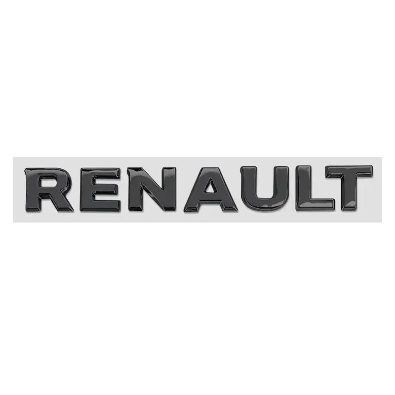 Для Renault 2026 Новые колпаки на диски ABS 3D логотип Значок-наклейка на задний багажник автомобиля для Renault Megane 2 Duster Logan Captur Clio Lagu