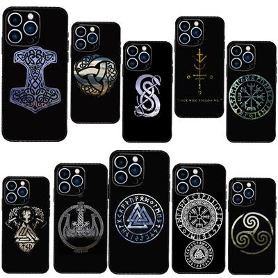 Чехол для телефона Viking Nordic Runes Vegvisir для iPhone 13 12 11 Pro Max 13 Mini X XR XS Max 7 8 Plus SE 2020, задняя крышка