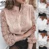 Women's Fashion Casual Solid Color Print Long Sleeve Leisure Blouses & Shirts