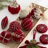 Glitter Christmas Hanging Balls Shatterproof Merry Christmas Decor  Holiday Festive