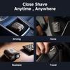 Электробритва с двумя головками для влажного и сухого бритья, мужская, портативная бритва для лица