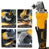 Angle Grinder Brushless Cutter 125mm Lithium Electric Angle Grinder Polishing Machine DIY Power Tool for DEWALT Battery