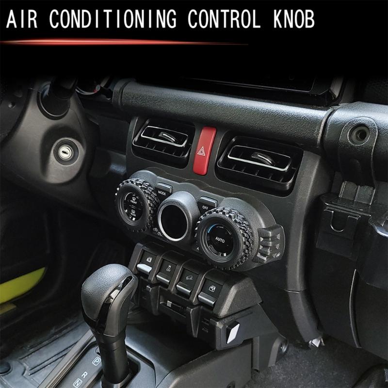 25Pcs Flexible Polymer Air Conditioner Knob Rings For Jimny Interior individualized Designed Protective Covers Easy Application Long Lasting