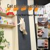 Multi-Functional Wear-Resistant Cat Scratch Pad & Wall Sticker: No Debris, Climbing, Teasing & Scratching Solution