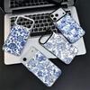 Ударопрочный чехол для телефона с сине-белым фарфоровым узором для iPhone 17 Air 16 16E 15 Pro Max 14 Plus 13 Mini 12 Задняя крышка Anti Fa