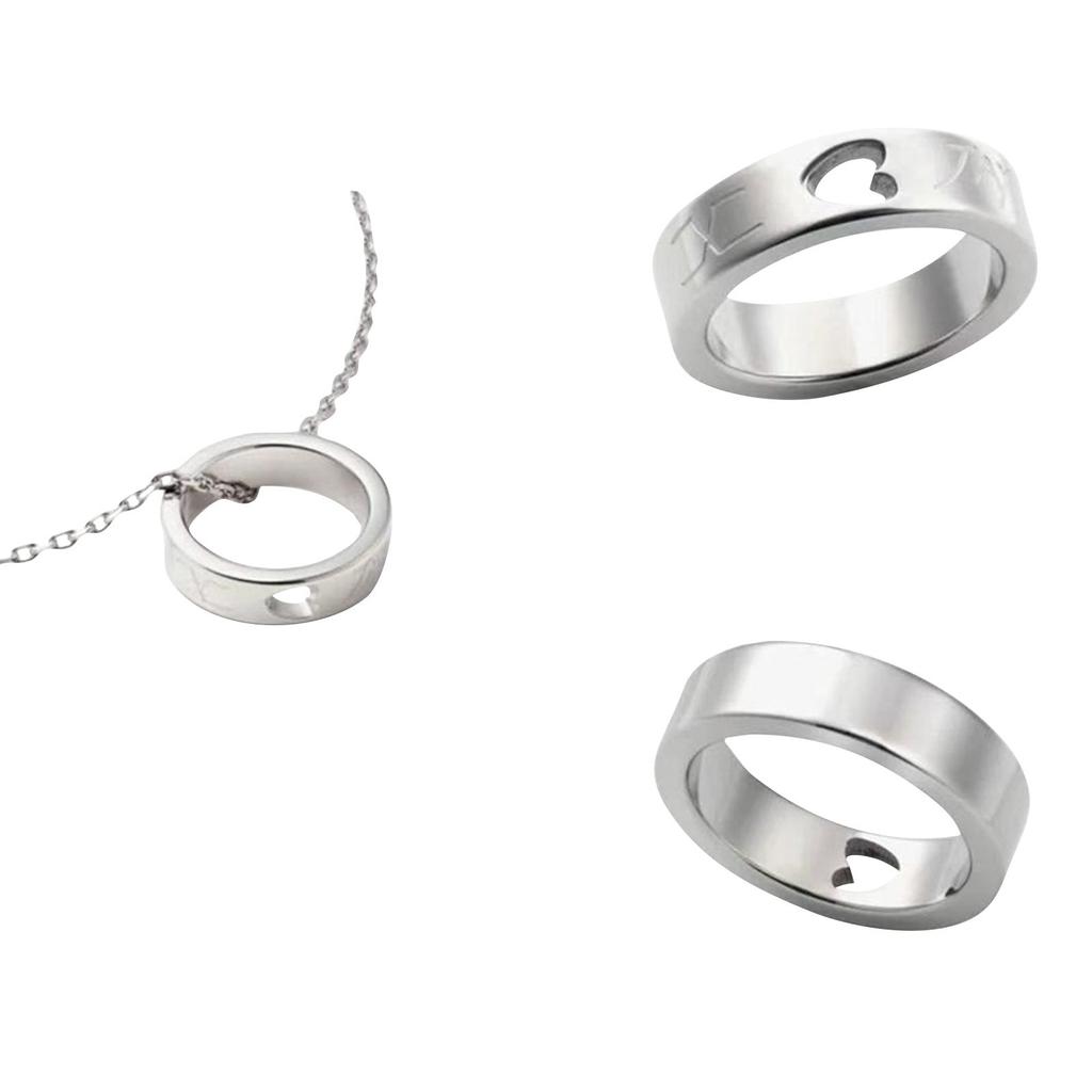 K-pop айдол ENHYPEN ожерелье-кольцо, подарок ожерелье-кольцо, подарок для фаната, подарок на день рождения(Кольцо + Ожерелье)