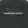 MASTER BUNNY EDITION Made in Japan wool golf Knit jacket 5 gray Men's Used