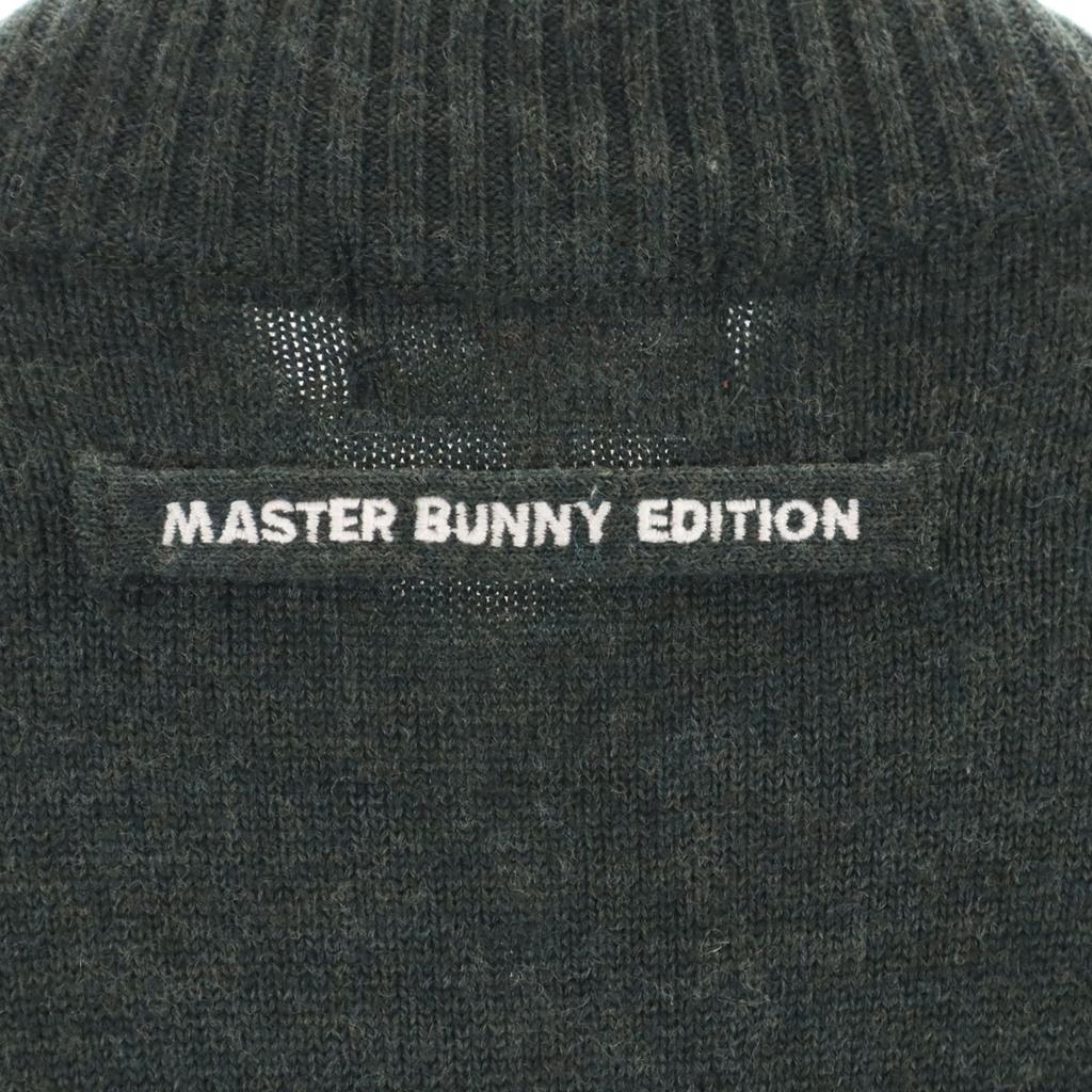 MASTER BUNNY EDITION Made in Japan wool golf Knit jacket 5 gray Men's Used