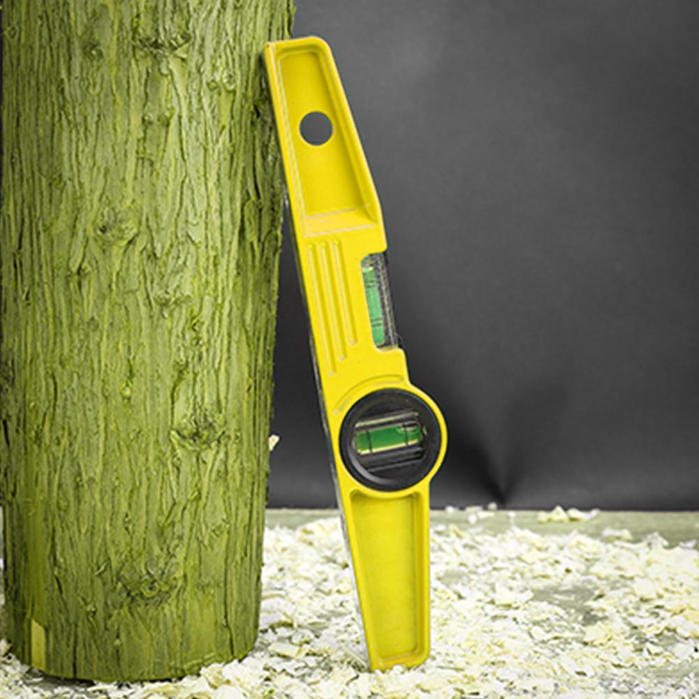 Two Lines Spirit Level Magnetic Aluminium Shell Portable Magnets Level Fall Protection Instruments for Medicine Industrial