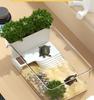 Eco-Friendly Turtle Tank with Basking Platform: Ideal for Living Rooms and Desktops, Perfect for Planting and Turtle Breeding.