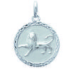 [J6009] - Silver 'Lion' Pendant (rhodium-plated) - 18 Mm