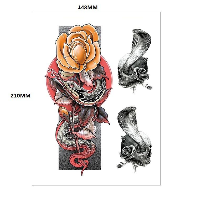 Традиционная красивая женщина персонаж слезы гейши цветная вода переводная цветочная рука анти-реальная татуировка наклейка татуировка