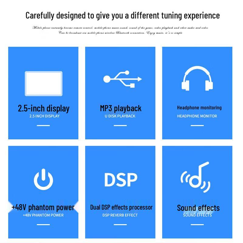 Shile 16-Channel Professional Audio Mixer