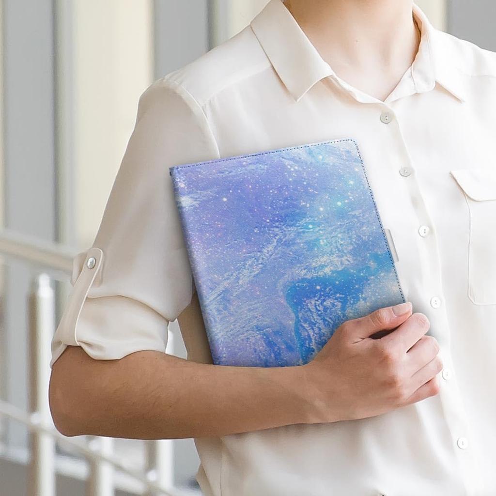 Igcase Fire HD 8 выпущен в эксклюзивном корпусе для ноутбуков с прямой склейкой синего цвета 011802 (8-е поколение, 2018) корпус, крышка, тип, Земля, Космос,