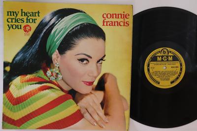 Виниловая пластинка CONNIE FRANCIS - My Heart Cries For You MGMC8054 MGM 1967 UK Поп Б/У