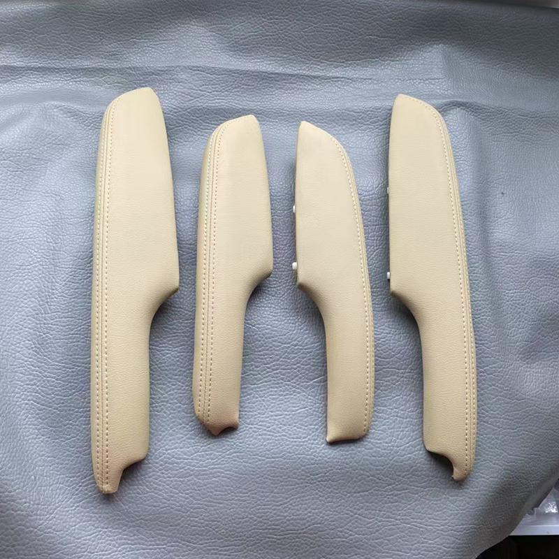 Civic Восьмого поколения (06-11) Декоративная накладка подлокотника двери - Черно-бежевая кожа