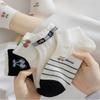 Spring and Summer Thin Socks for Girls, Short Socks, Cherry Trend, Cute Student, Low-top, Shallow-mouthed Boat Socks for Girls