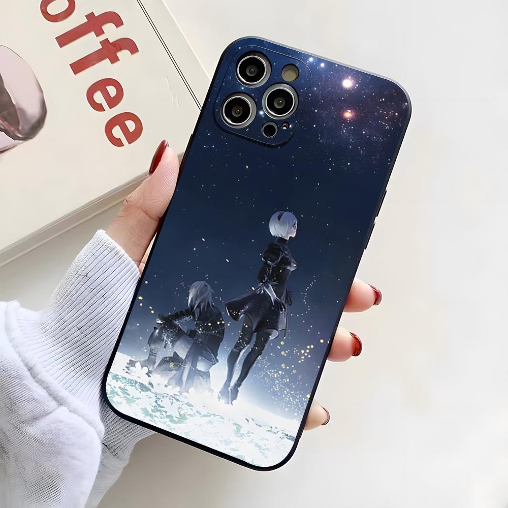 Чехол для телефона N-NieR A-Automata для IPhone 17 Pro Max 16 15 14 Pro Max 13 11 X Xs Xr 8 7Plus Силиконовый чехол